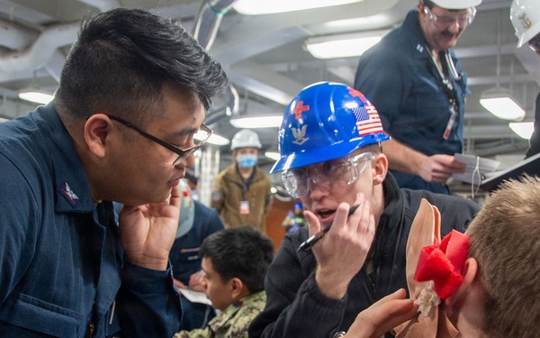 Ronald Reagan Sailors Conduct Mass Casualty Drill