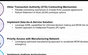 Accelerating Medical Countermeasure Capabilities via Capability Portfolio Management (CPM) and Adaptive Acquisitions