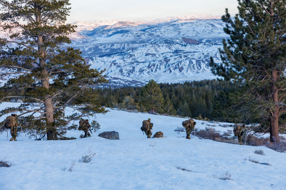 U.S. Marines with 2nd Bn., 4th Marines conduct force-on-force training during MTX 1-26