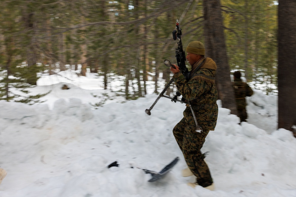 U.S. Marines with 2nd Bn., 4th Marines conduct force-on-force training during MTX 1-26
