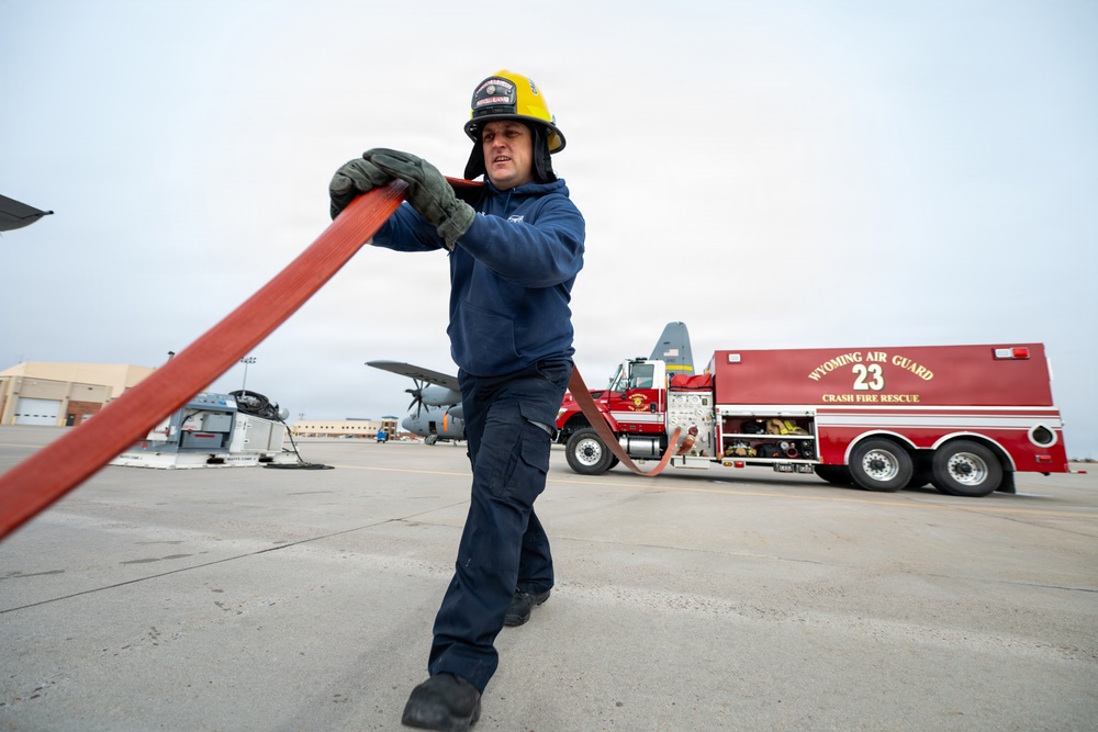 Fire Crew Supports MAFFS Test Operation at Cheyenne Base
