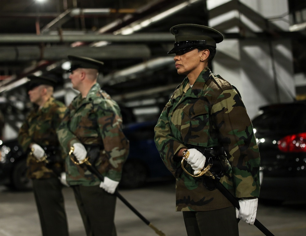 8th &amp; I Parade Staff Practice