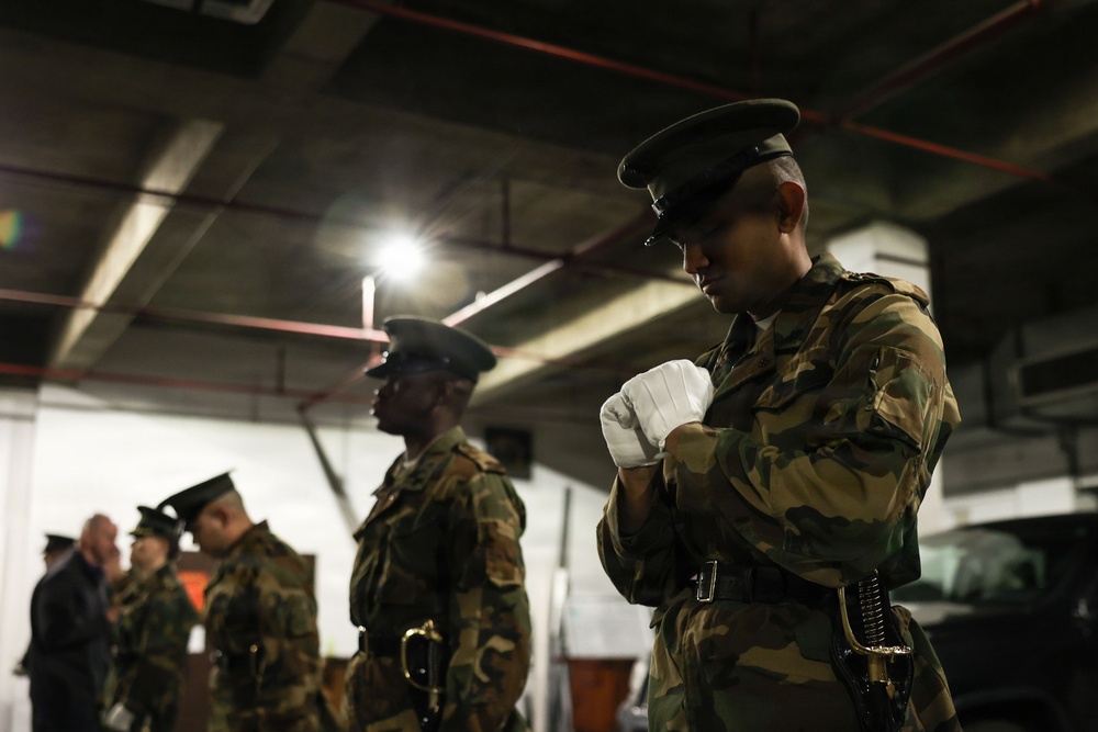 8th &amp; I Parade Staff Practice