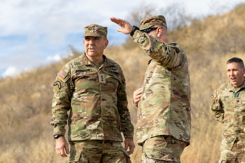 Commanding general of XVIII Airborne Corps visits Joint Task Force-Southern Border
