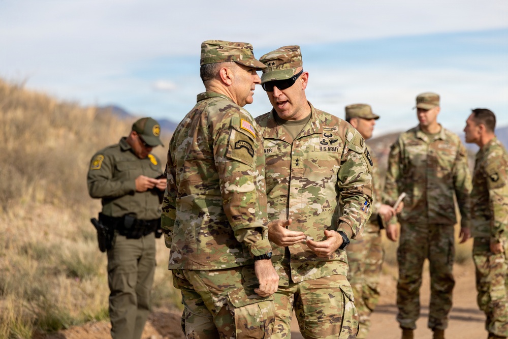 Commanding general of XVIII Airborne Corps visits Joint Task Force-Southern Border
