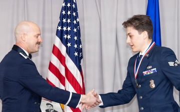 Schwartz earns top honor at Airman Leadership School graduation