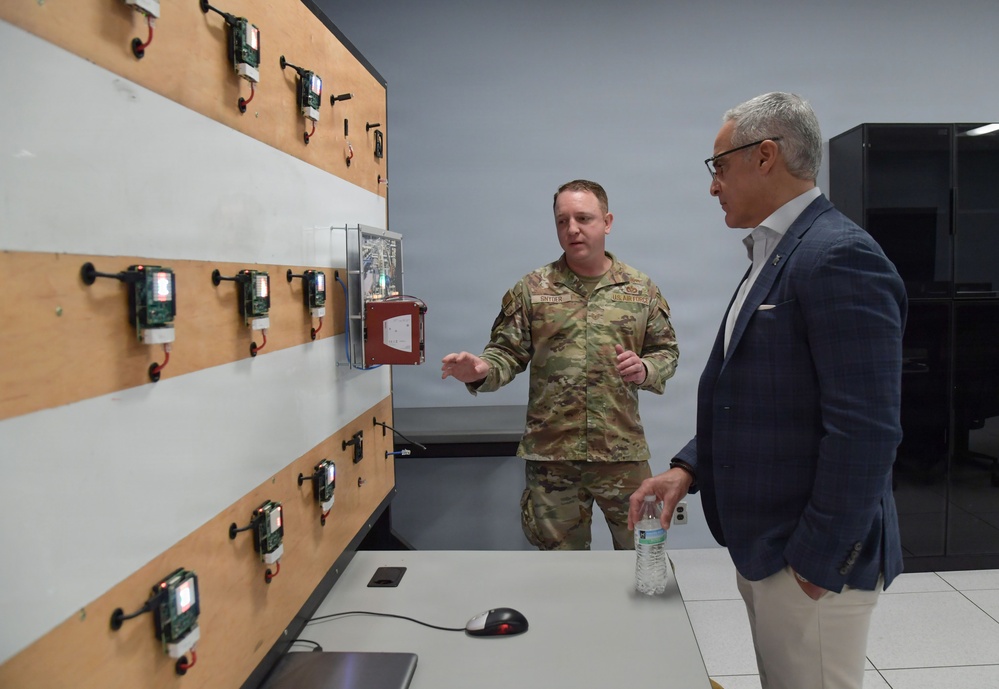 Former SEAC visits Keesler