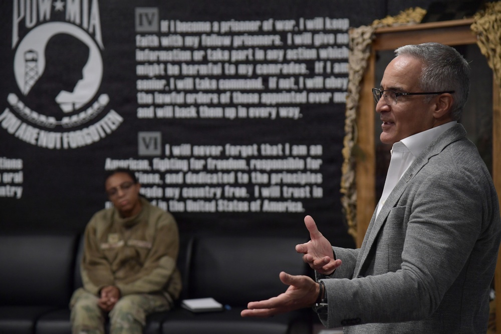 Former SEAC visits Keesler