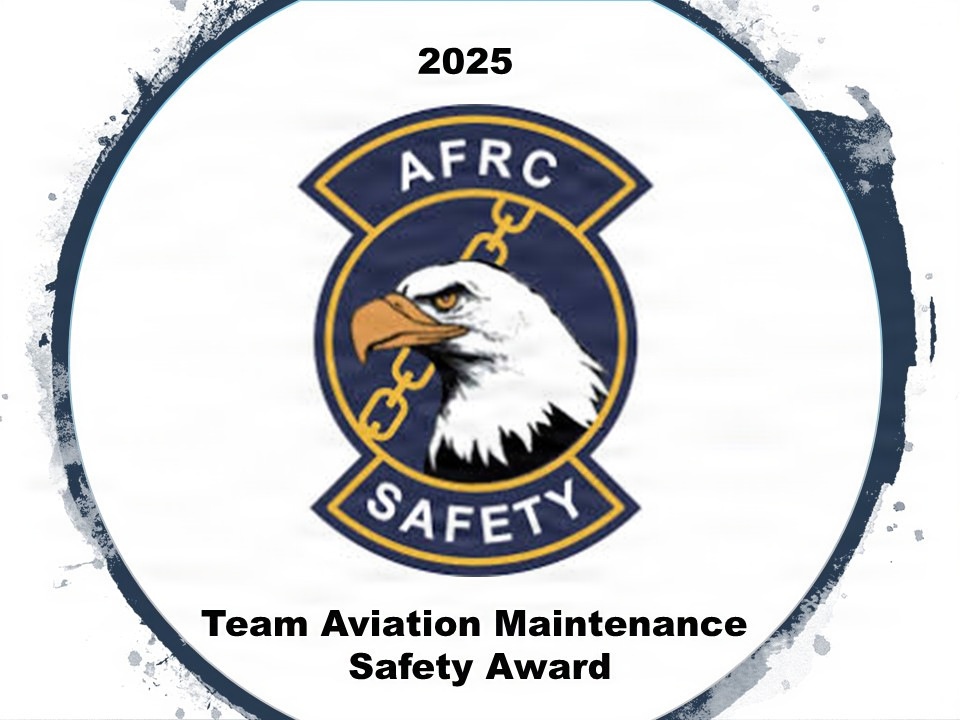 403rd Wing Airmen Recognized for AFRC Team Aviation Maintenance Safety Award