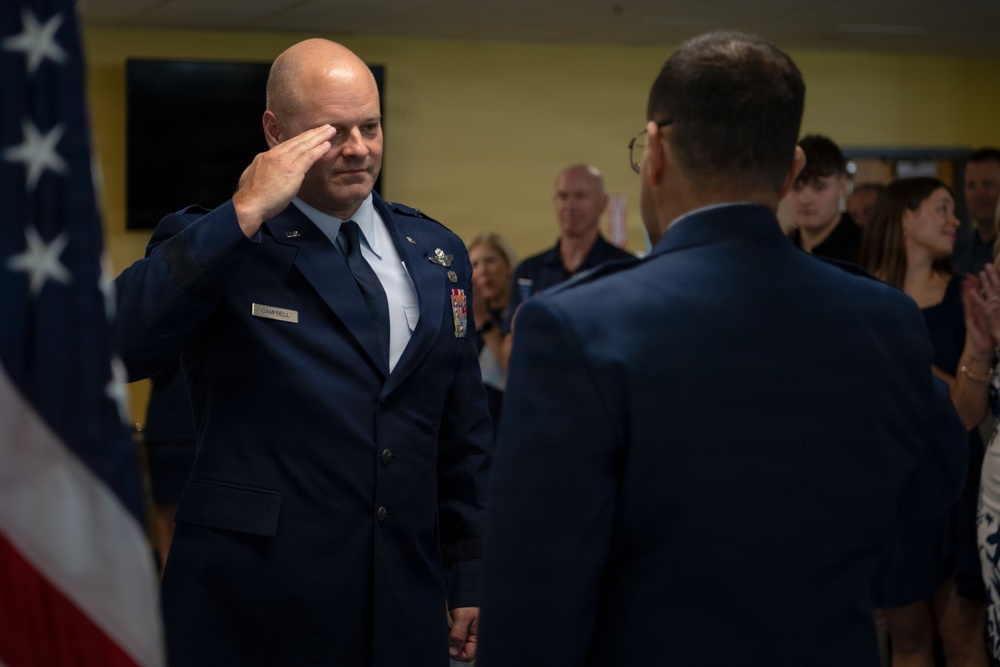 Col. Steven Campbell promotion ceremony