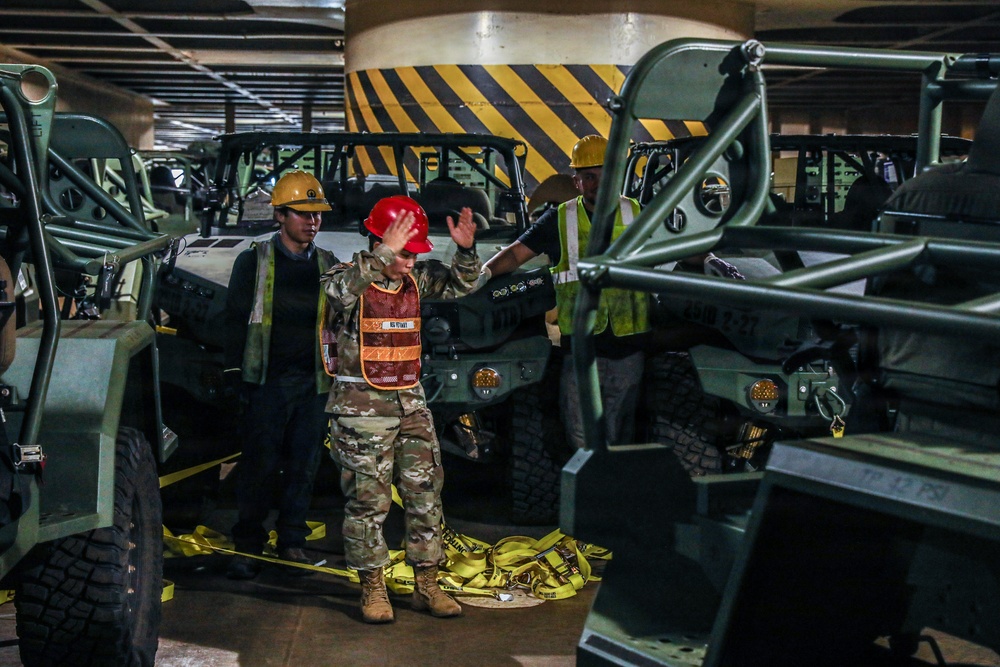 25th Infantry Division Loads Combat Power Forward for Pacific Pathways 26