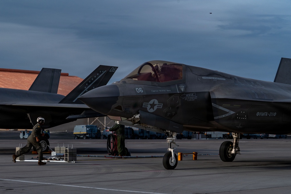 Marine Corps F-35B Lightning II recovery in support of RF 26-1