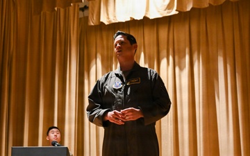 28th Bomb Wing deputy commander speaks at awards ceremony