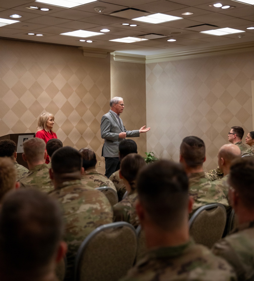 Indiana Governor and First Lady Visit Indiana National Guardsmen