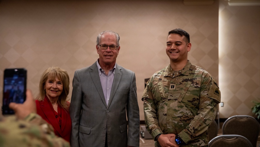 Indiana Governor and First Lady Visit Indiana National Guardsmen