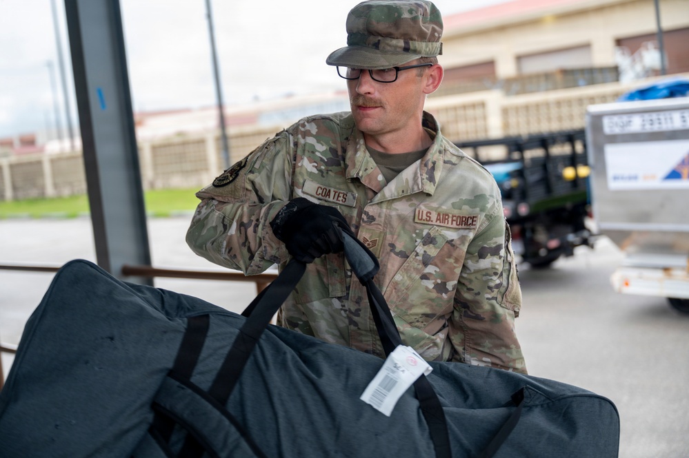 734th AMS Moves Into New Interim Passenger Terminal at Andersen AFB
