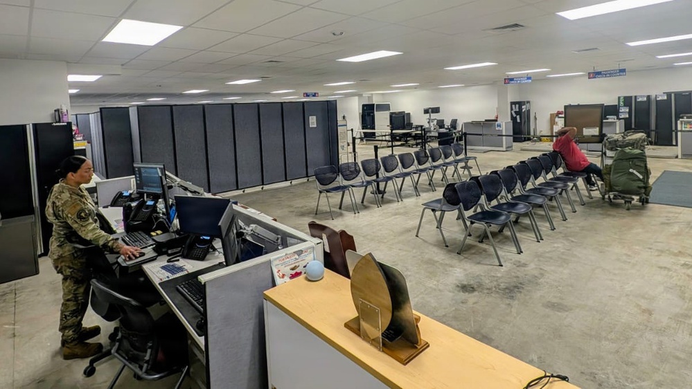 734th AMS Moves Into New Interim Passenger Terminal at Andersen AFB