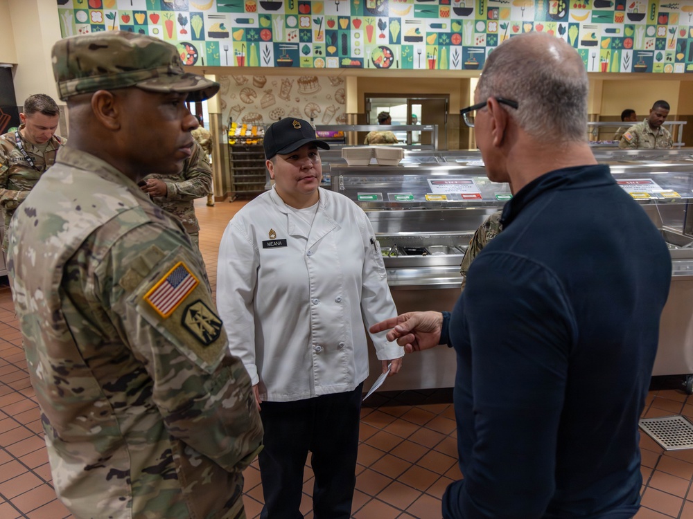 Chef Irvine feeds First Team Troopers
