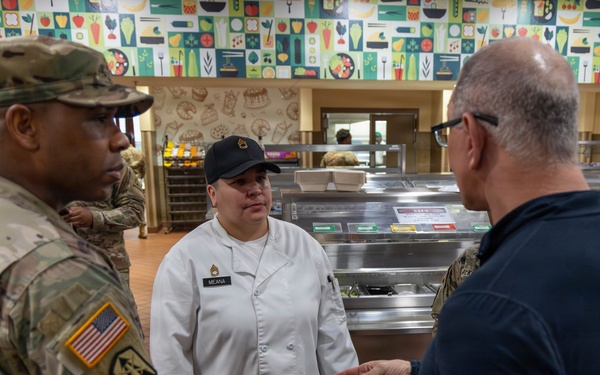 Chef Irvine feeds First Team Troopers