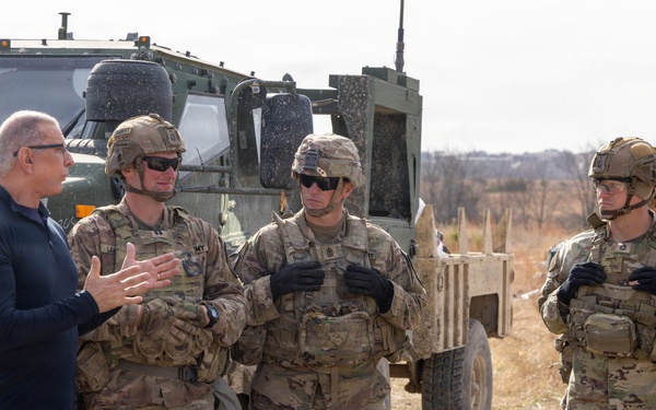 Chef Irvine visits the First Team
