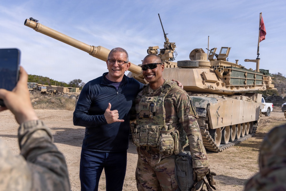 Chef Irvine visits the First Team