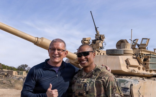 Chef Irvine visits the First Team