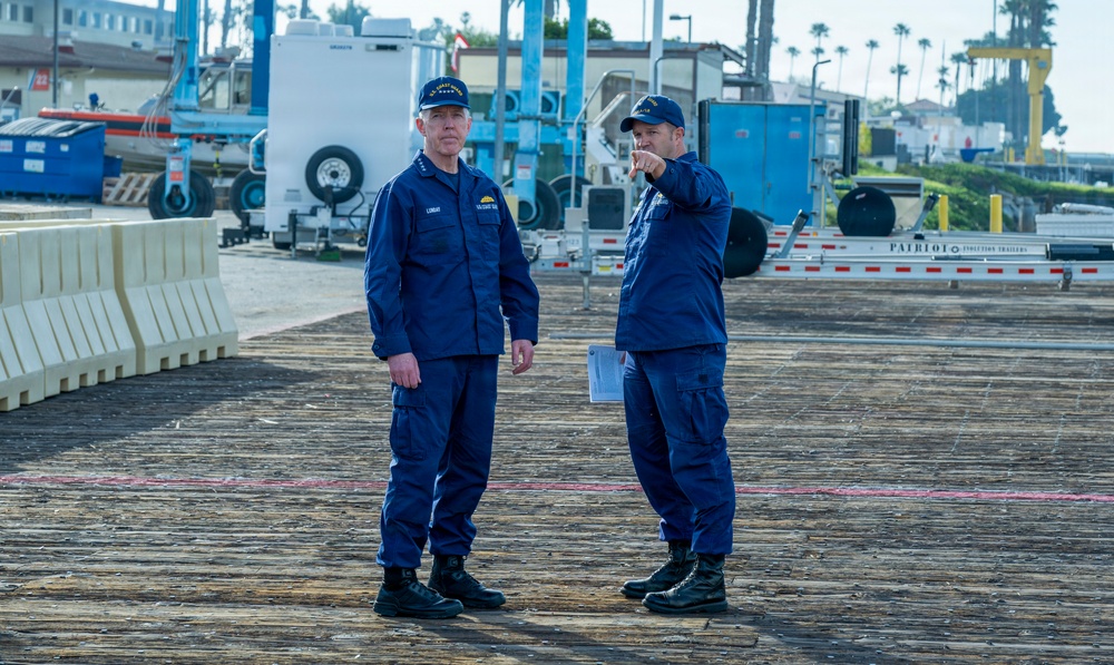 Coast Guard Commandant visits units in Los Angeles area