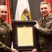 LTG Lozano presents certificate to COL Guy Yelverton III