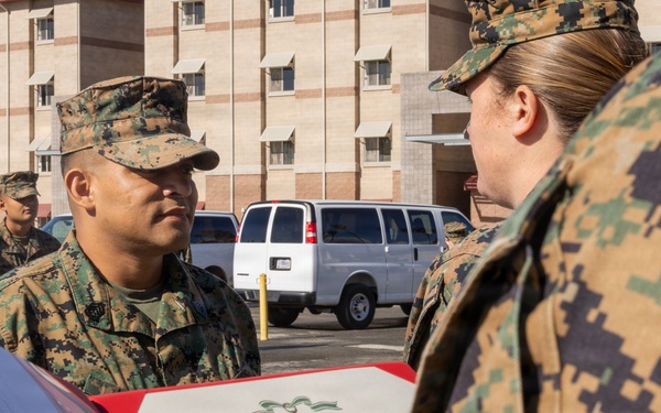 GySgt. Lopez Navy and Marine Corps Commendation Medal Ceremony
