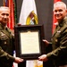 LTG Lozano presents certificate to Brig. Gen. G. Robert Mikesh