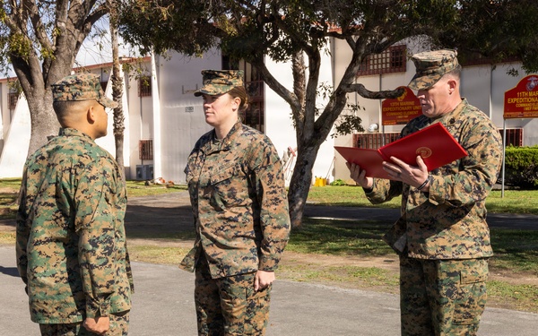 GySgt. Lopez Navy and Marine Corps Commendation Medal Ceremony