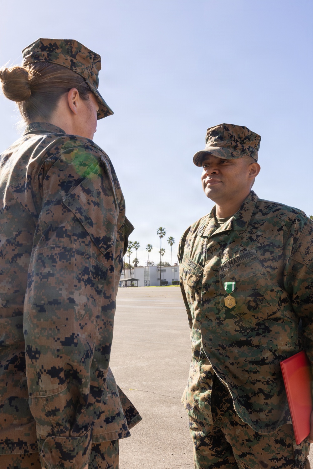 GySgt. Lopez Navy and Marine Corps Commendation Medal Ceremony