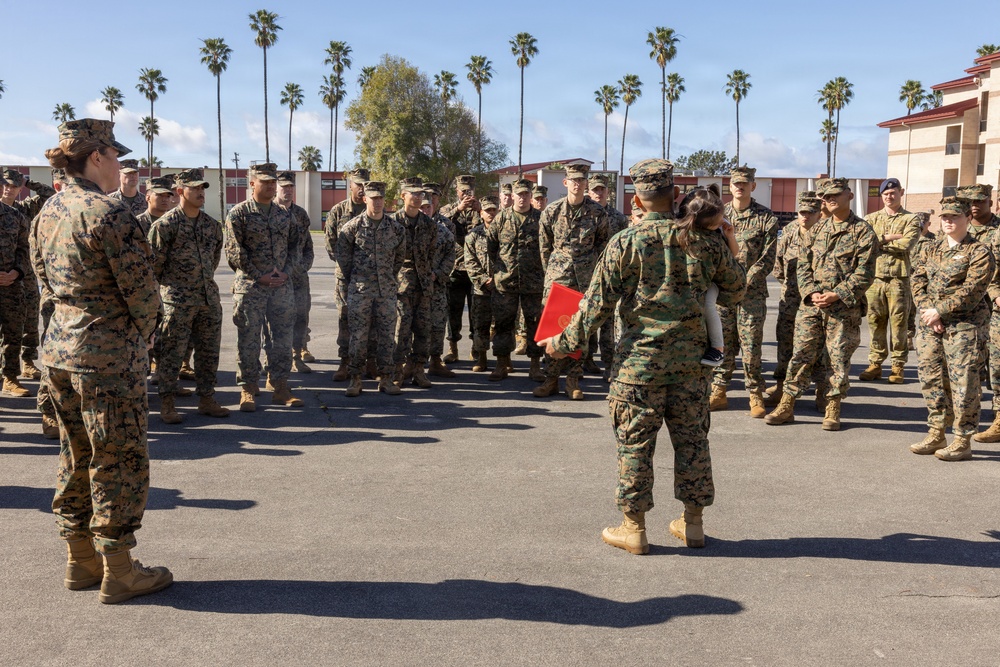 GySgt. Lopez Navy and Marine Corps Commendation Medal Ceremony