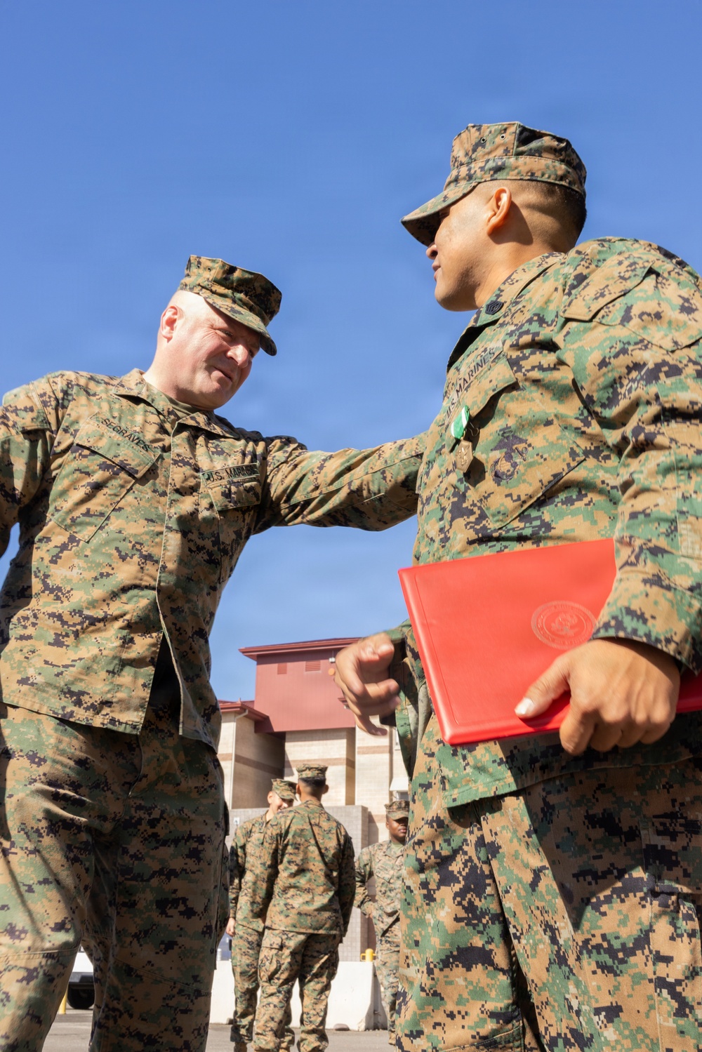GySgt. Lopez Navy and Marine Corps Commendation Medal Ceremony