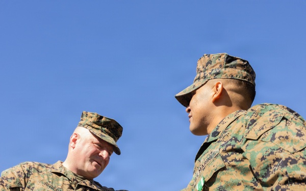 GySgt. Lopez Navy and Marine Corps Commendation Medal Ceremony