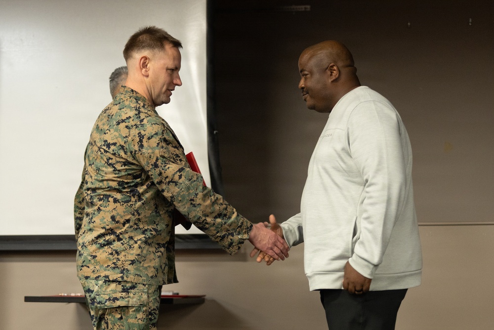 MCB Camp Pendleton Provost Marshall’s Office Awards MCLEP Officers and Civilian Employees