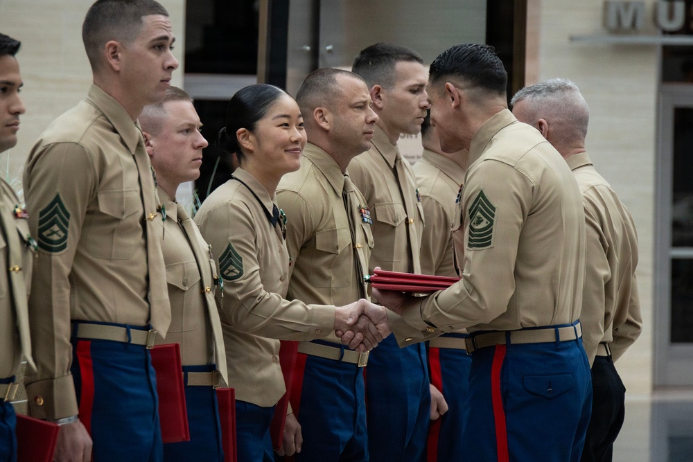 SMMC participates in Commandant of the Marine Corps Combined Awards Program Ceremony