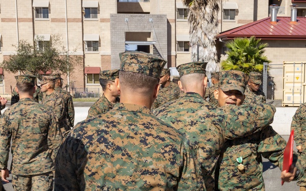 GySgt. Lopez Navy and Marine Corps Commendation Medal Ceremony