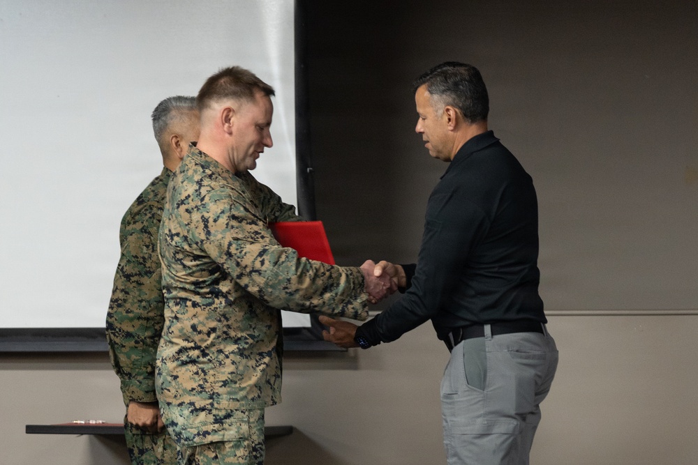 MCB Camp Pendleton Provost Marshall’s Office Awards MCLEP Officers and Civilian Employees