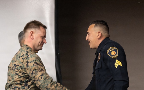 MCB Camp Pendleton Provost Marshall’s Office Awards MCLEP Officers and Civilian Employees