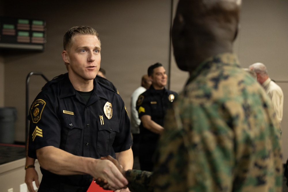 MCB Camp Pendleton Provost Marshall’s Office Awards MCLEP Officers and Civilian Employees