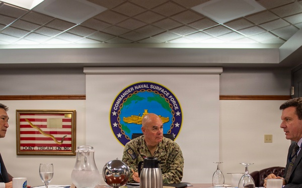 UNDERSEC Office Call at COMNAVSURFPAC
