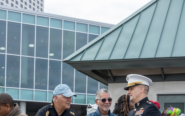 Marine Forces Reserve celebrates Lundi Gras 2026
