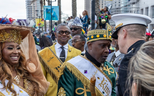 Marine Forces Reserve celebrates Lundi Gras 2026