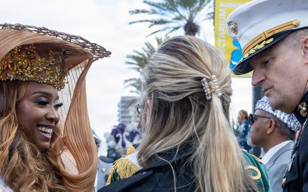 Marine Forces Reserve celebrates Lundi Gras 2026