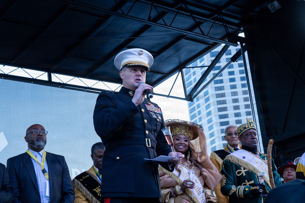 Marine Forces Reserve celebrates Lundi Gras 2026