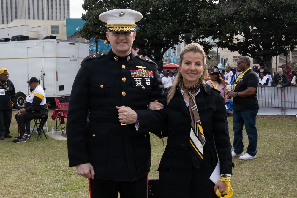 Marine Forces Reserve Celebrates Lundi Gras 2026