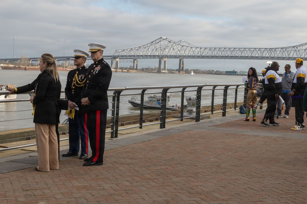 Marine Forces Reserve Celebrates Lundi Gras 2026