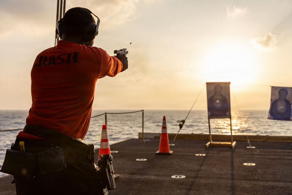 Abraham Lincoln Conducts Live-Fire Exercise