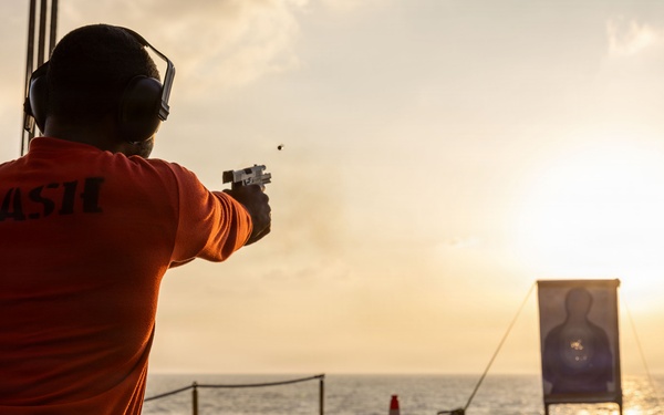 Abraham Lincoln Conducts Live-Fire Exercise